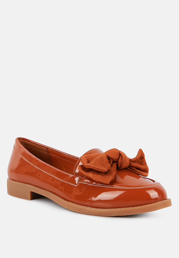 Bowberry Bow-Tie Patent Loafers