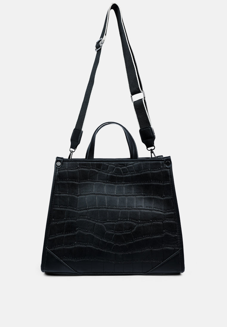 Croco Hand Bag