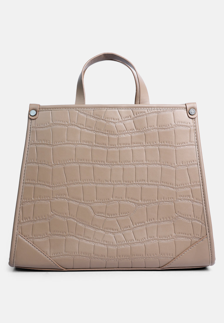 Croco Hand Bag