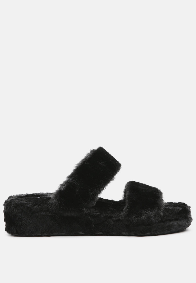 Smoothie Fur Slip-On Flats